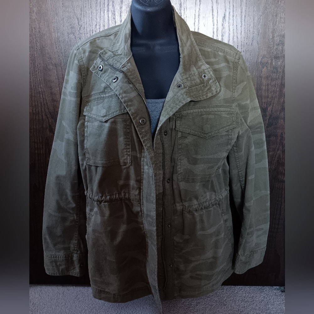 Style & Co. Camouflage Military Jacket